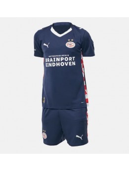 PSV Eindhoven Dječji Gostujuci Dres kompleti 2025-26 Kratak Rukavima (+ kratke hlače)